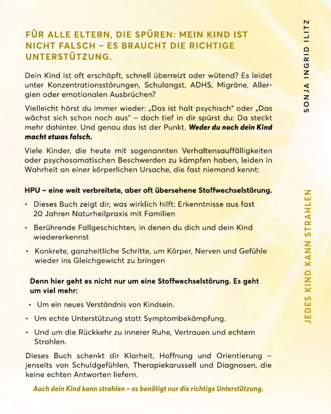 HPU Buch - jedes Kind kann strahlen